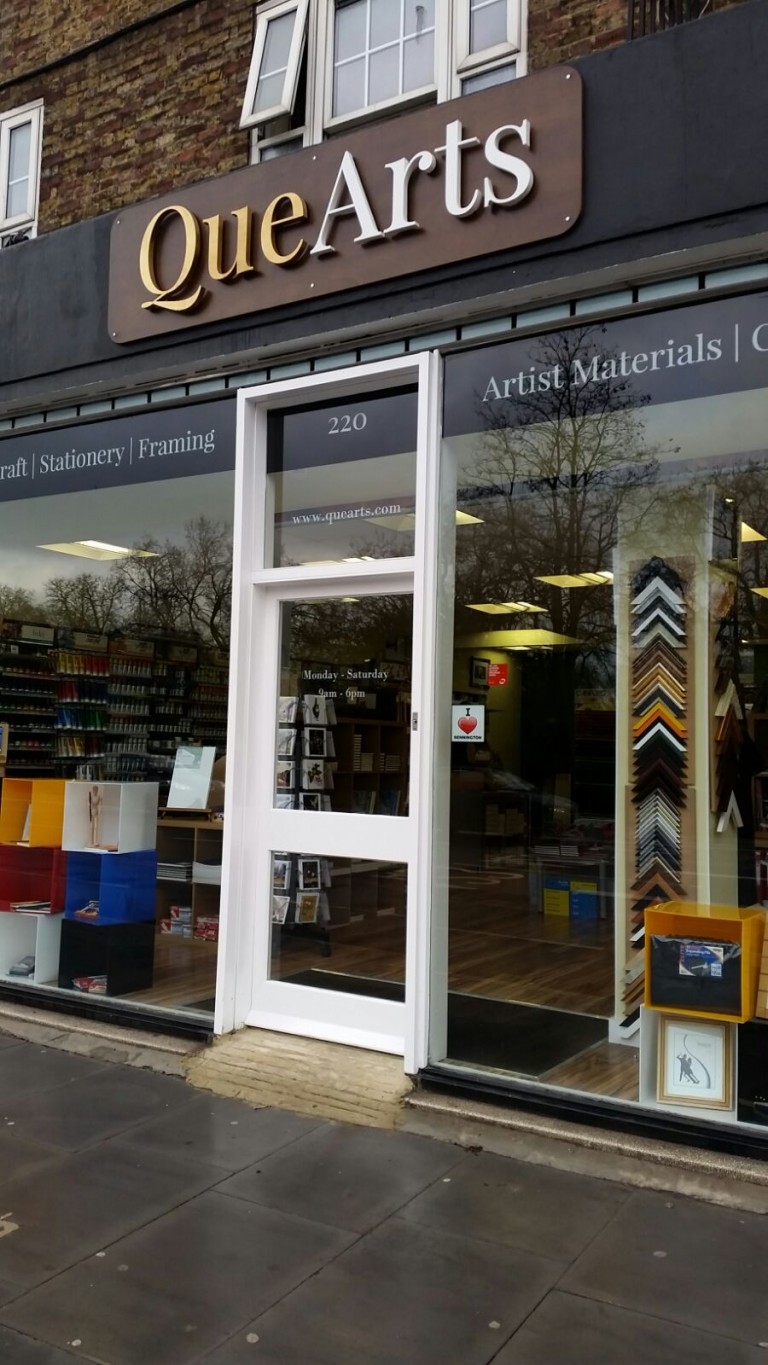 QueArts New Art Shop Kennington Park Estate Residents